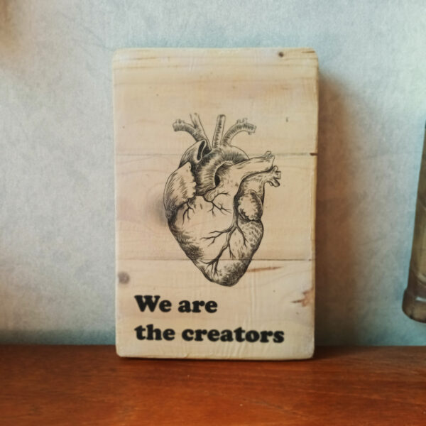 Print op hout